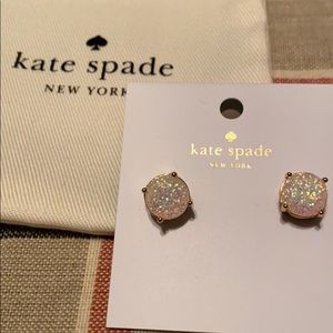 Kate spade sparkle gumdrop earrings NWT